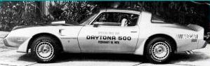 1979 Daytona 500 Turbo Pace Car Door Decals