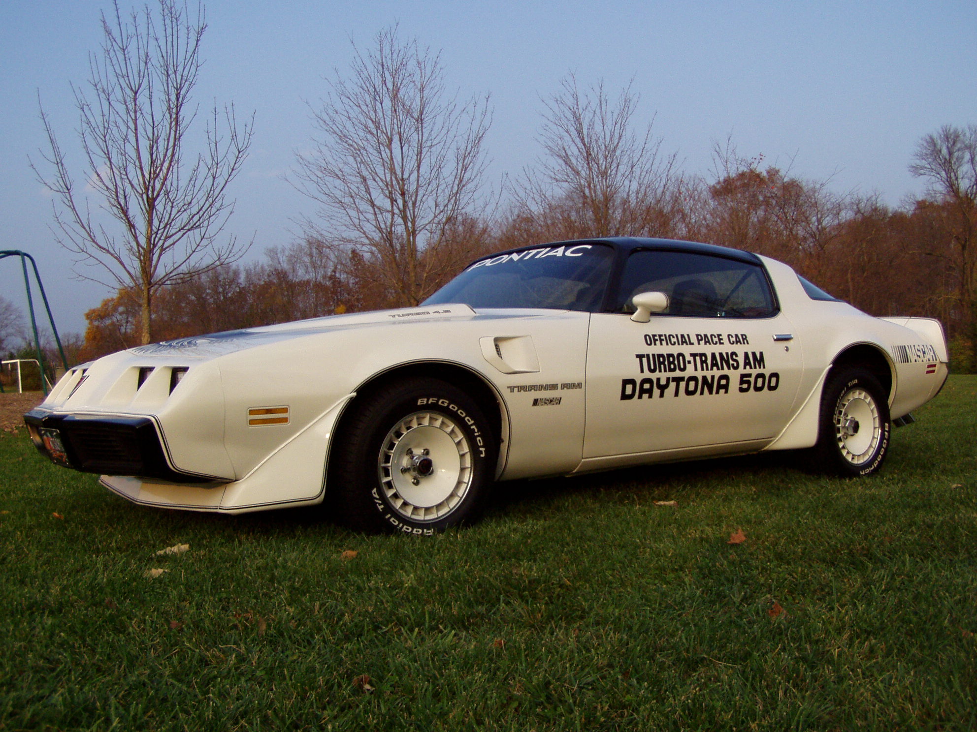 1981 Y85 NASCAR Daytona 500 Turbo Pace Car Door Decals