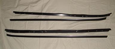 1970 - 1981 GM Original Weatherstrips w/ Chrome