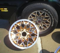 1977-1981 Trans Am 15x7 Snowflake Rim Refinishing