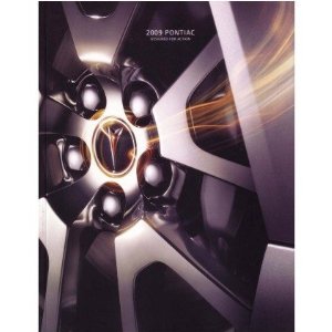 2009 PONTIAC Sales Brochure Literature Book Piece 