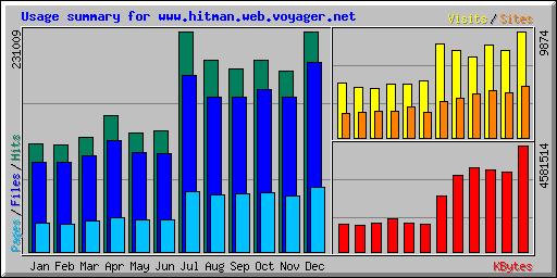 Usage summary for www.hitman.web.voyager.net